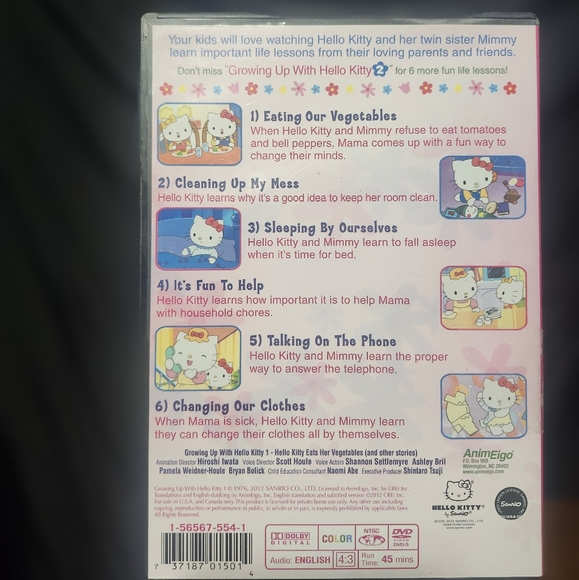 Growing Up with Hello Kitty 1 DVD - Picture 2 of 3